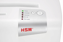 Шредер HSM ShredStar X15 (секр.P-4) фрагменты 17лист. 25лтр. скрепки скобы пл.карты CD