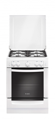 Плита Газовая Gefest 6100-02 0009 белый (металлическая крышка) реш.чугун