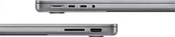 Ноутбук Apple MacBook Pro A2918 M3 8 core 8Gb SSD512Gb/10 core GPU 14.2" Liquid Retina XDR (3024x1964) macOS grey space WiFi BT Cam (MTL73LL/A)