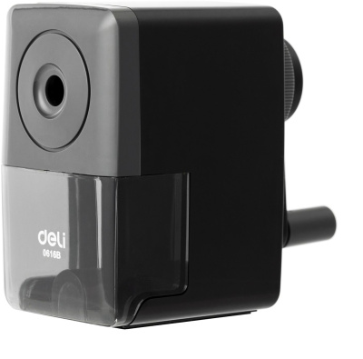 Точилка для карандашей механическая Deli E0616B 1 отверстие ассорти