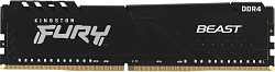 Память DDR4 16Gb 3200MHz Kingston KF432C16BB1/16 Fury Beast Black RTL Gaming PC4-25600 CL16 DIMM 288-pin 1.35В dual rank с радиатором Ret