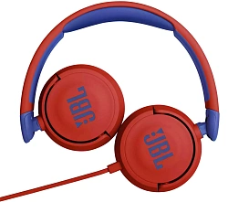 Гарнитура накладные JBL JR310 1м красный/синий проводные оголовье (JBLJR310RED)