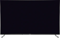 Телевизор LED Hyundai 55" H-LED55BU7011 Google TV Frameless Metal черный 4K Ultra HD 60Hz DVB-T DVB-T2 DVB-C DVB-S DVB-S2 USB WiFi Smart TV