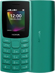 Мобильный телефон Nokia TA-1564 106 DS зеленый моноблок 2Sim 1.8" 120x160 Series 30+ GSM900/1800 GSM1900 FM microSD max32Gb