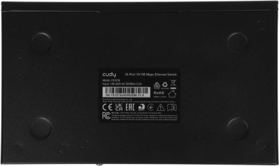 Коммутатор Cudy FS1016 (L2) 16x100Мбит/с неуправляемый