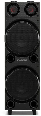 Минисистема Digma MS-14 черный 600Вт FM USB BT micro SD