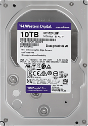 Жесткий диск WD SATA-III 10TB WD102PURP Surveillance Purple Pro (7200rpm) 512Mb 3.5"