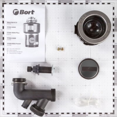 Измельчитель Bort Master Eco 390Вт черный