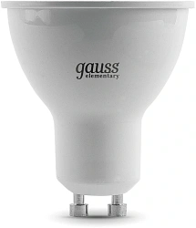 Лампа светодиодная Gauss Elementary 13611 11Вт цок.:GU10 софит 180B св.свеч.бел.теп. (упак.:1шт)