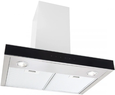 Вытяжка каминная Elica Joy Blix/A/90 нержавеющая сталь/стекло черное управление: сенсорное (1 мотор)