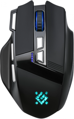 Мышь Defender Knight GM-885 черный оптическая 3200dpi silent беспров. USB 7but (52885)