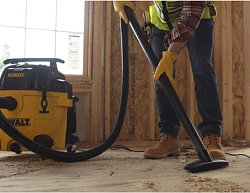 Строительный пылесос DeWalt DXV23PLPTA 1150Вт (уборка: сухая/влажная) желтый