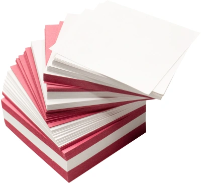 Блок для записей бумажный Silwerhof Эконом 701036 90x90x90мм 65г/м2 ассорти в подставке