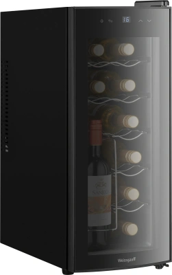 Винный шкаф Weissgauff WWC-12 Bottle 1-нокамерн. черный