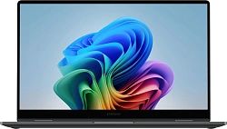 Ноутбук Samsung Galaxy Book 5 360 NP750 Core Ultra 7 256V 16Gb SSD512Gb Intel Arc 140V 15.6" AMOLED Touch FHD (1920x1080) Windows 11 Home grey WiFi BT Cam (NP750QHA-LG2IN)