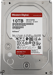 Жесткий диск WD SATA-III 10Tb WD101EFBX NAS Red Plus (7200rpm) 256Mb 3.5"
