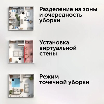 Пылесос-робот Red Solution RV-RL6000S 35Вт черный