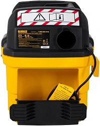 Строительный пылесос DeWalt DXV23G 1100Вт (уборка: сухая/влажная/выдув/сбор воды) желтый