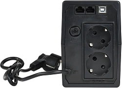 Источник бесперебойного питания ITK Electra EET-0600VA-1-001-S 360Вт 600ВА черный