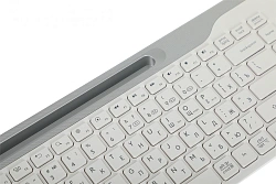 Клавиатура A4Tech Fstyler FBK25 белый/серый USB беспроводная BT/Radio slim Multimedia