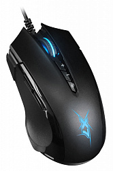 Мышь A4Tech X89 черный оптическая 2400dpi USB 8but (X89 (BLACK))