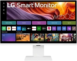 Монитор LG 31.5" UltraFine 32U830SA-W белый IPS LED 5ms 16:9 HDMI M/M матовая HAS Piv 1200:1 400cd 178гр/178гр 3840x2160 60Hz 4K USB 7.7кг