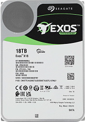 Жесткий диск Seagate SATA-III 18Tb ST18000NM000J Server Exos X18 512E (7200rpm) 256Mb 3.5"
