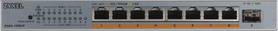Коммутатор Zyxel XMG-108HP-EU0101F (L2) 8x2.5Гбит/с 1SFP+ 8PoE++ 100W неуправляемый