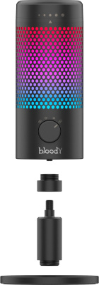 Микрофон проводной A4Tech Bloody GM50 Pro 2.5м черный