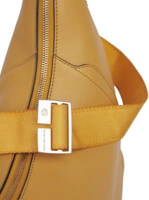 Сумка женская Piquadro Circle BD6658W92/GBE желтый/бежевый натур.кожа