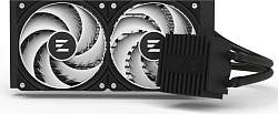 Система водяного охлаждения Zalman Alpha2 A24 ARGB Soc-AM5/AM4/1200/1700/1851 черный 4-pin 29.7dB Al+Cu LCD 320W 2000gr Ret (ALPHA2 A24 BLACK)