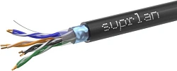 Кабель сетевой информационный Suprlan Premium 01-1010-4 кат.5E FTP 4 пары 24AWG PE внутренний 305м серый