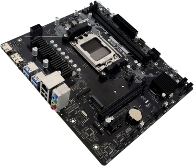 Материнская плата Biostar B650MT SocketAM5 AMD B650 2xDDR5 mATX AC`97 8ch(7.1) GbLAN RAID+HDMI+DP