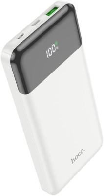Мобильный аккумулятор Hoco J102 Cool figure 10000mAh QC3.0/PD3.0 20W 3A USB-A/USB-C белый (J102 COOL FIGURE WHITE)