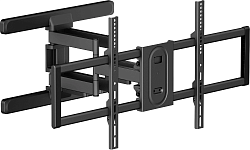Кронштейн для телевизора Ultramounts UM970 черный 95"-120" макс.60кг настенный поворот и наклон