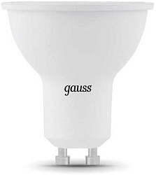 Лампа светодиодная Gauss MR16 7Вт цок.:GU10 спот 220B св.свеч.бел.теп. MR16 (упак.:1шт) (101506107)