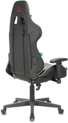 Кресло игровое Zombie Z4 черный/красный эко.кожа крестов. пластик