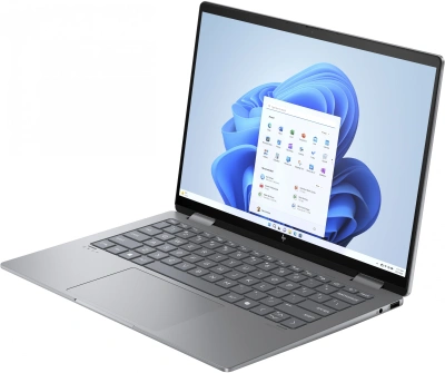 Ноутбук HP Envy x360 14-fa0004ci Ryzen 5 8640HS 16Gb SSD512Gb AMD Radeon 760M 14" IPS Touch WUXGA (1920x1200) Windows 11 Home silver WiFi BT Cam (A1AA5EA)