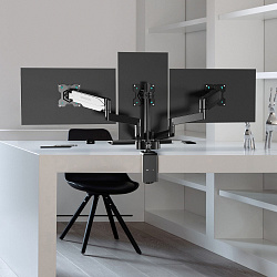 Кронштейн для мониторов Onkron G280 черный 13"-32" макс.24кг настольный поворот и наклон верт.перемещ.