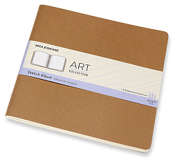 Блокнот для рисования Moleskine ART CAHIER SKETCH ALBUM ARTSKA5P3 190x190мм обложка картон 88стр. бежевый
