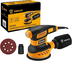 Эксцентриковая шлифмашина Deko DKG350 350Вт D125мм (063-4263)