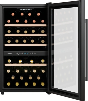 Винный шкаф Weissgauff WWC-49 DB DualZone 1-нокамерн. черный
