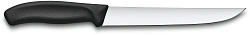 Нож кухонный Victorinox Swiss Classic (6.8103.18B) стальной разделочный лезв.180мм прямая заточка черный блистер