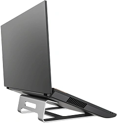 Подставка для ноутбука Cactus CS-NB-AL 15.4" 235x235 серебристый