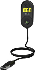Автомобильный FM-модулятор Ritmix FMT-B400 черный MicroSD BT USB (80000850)