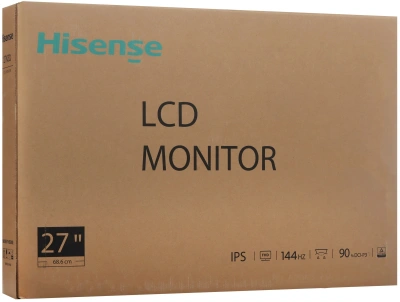 Монитор Hisense 27" 27N3Q черный IPS LED 5ms 16:9 HDMI 1000:1 250cd 178гр/178гр 1920x1080 144Hz VGA FHD