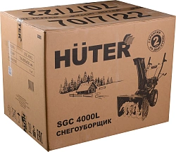 Снегоуборщик бензин. Huter SGC 4000L 6.5л.с.