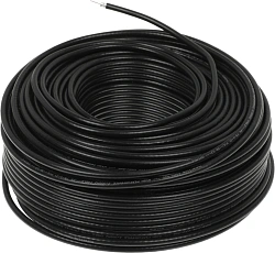 Кабель коаксиальный Hyperline COAX-RG6-100 RG-6 FTP PVC внутренний 100м черный