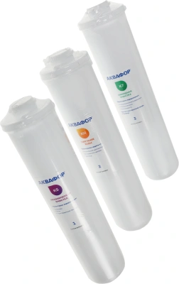 Комплект картриджей Аквафор К5-КН-К7 для проточных фильтров ресурс:6000л (упак.:3шт)