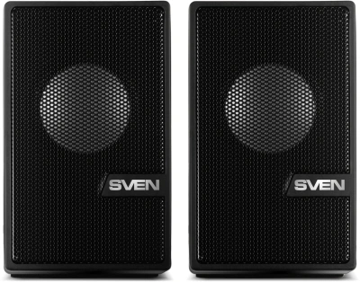 Колонки Sven 340 2.0 черный 6Вт BT